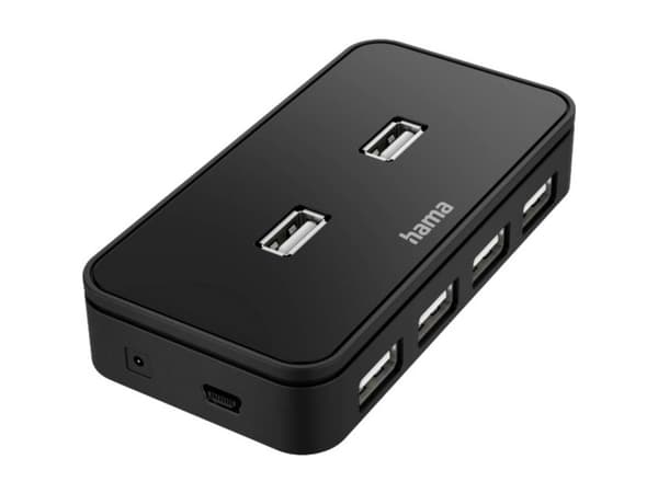 Hama 00200123, USB 2.0, USB 2.0, 480 Mbit/s, Svart, 1,1 m, USB