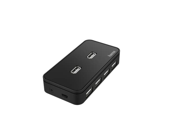 Hama 00200123, USB 2.0, USB 2.0, 480 Mbit/s, Svart, 1,1 m, USB