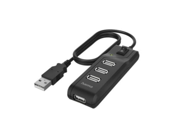 Hama - Hubb - 4 x USB 2.0 - skrivbordsmodell
