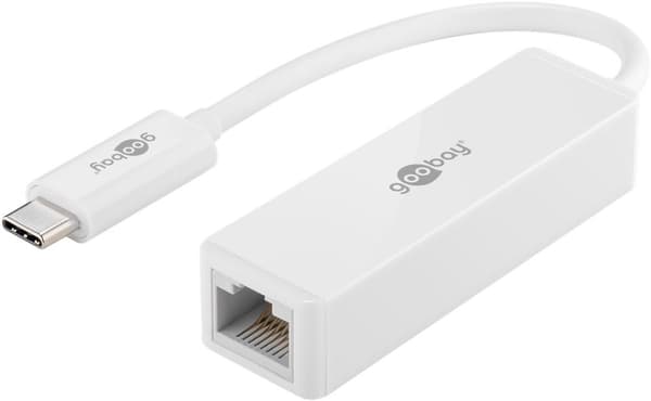 USB-C™-adapter RJ45, hvit