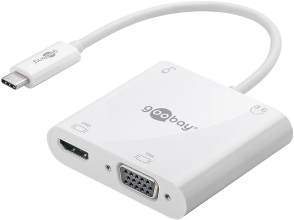 USB-C™ multiportadapter till HDMI™, VGA, Power Delivery, 100 W
