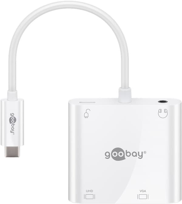 USB-C™ multiportadapter till HDMI™, VGA, Power Delivery, 100 W