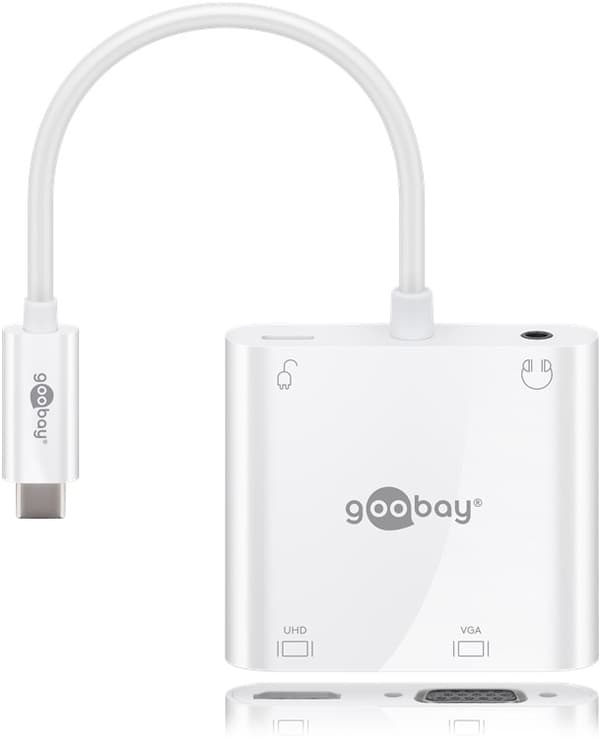 USB-C™ multiport-adapter til HDMI™, VGA, Power Delivery, 100 W