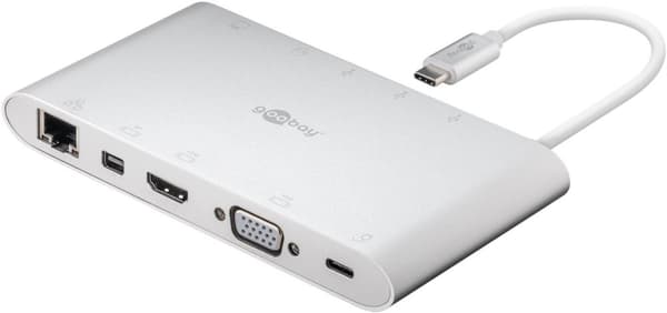 USB-C™ multiport-adapter af aluminium