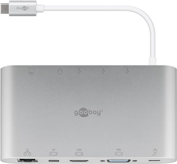 USB-C™ multiport-adapter af aluminium