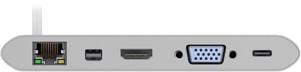 USB-C™ multiport-adapter af aluminium