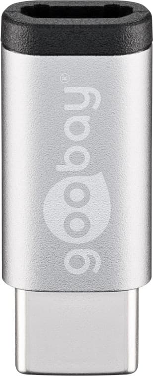 Adapter USB-C™ til USB 2.0 Micro-B, sølv