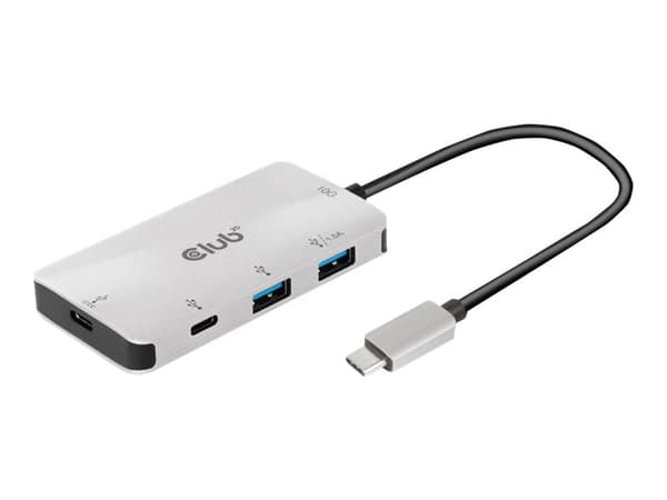 Club 3D CSV-1543 - Hubb - 2 x USB 3.1 Gen 2 + 2 x USB-C 3.1 Gen 2 - skrivbordsmodell