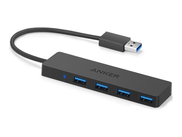 Anker Ultra Slim - Hubb - 4 x SuperSpeed USB 3.0 - skrivbordsmodell