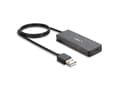 Miniatyrbilde 3 av 5: Lindy 42986, USB 2.0, USB 2.0, 480 Mbit/s, Sort, Plast, Rund kabel