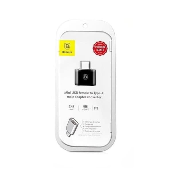 USB-A till USB-C Adapter Baseus Mini