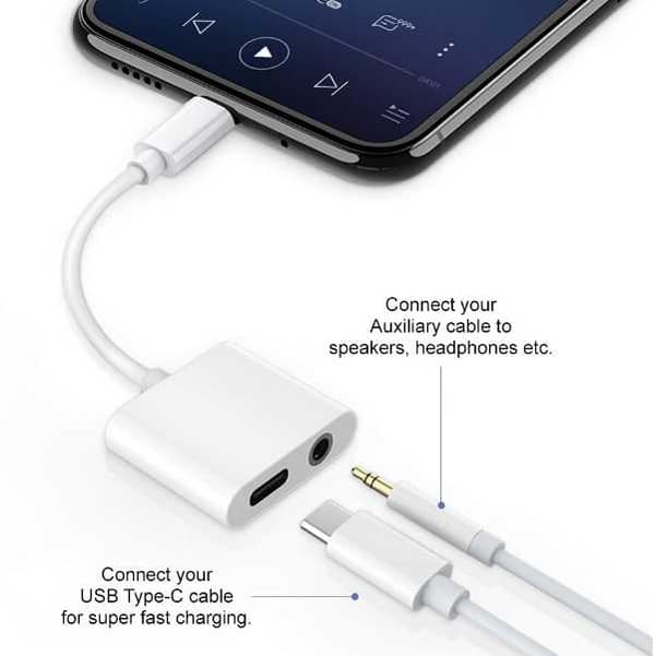 USB-C-kabel - tredobbelt kombination