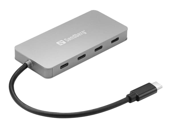 Sandberg - Keskitin - 4 x USB-C - työpöytätietokoneet