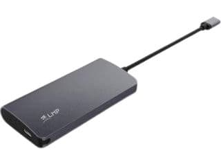 LMP 17104, USB 3.2 Gen 1 (3.1 Gen 1) Type-C, Grå, HDMI, USB 3.2 Gen 1 (3.1 Gen 1) Type-A, USB 3.2 Gen 1 (3.1 Gen 1) Type-C, Gjuten aluminium, USB, Wi