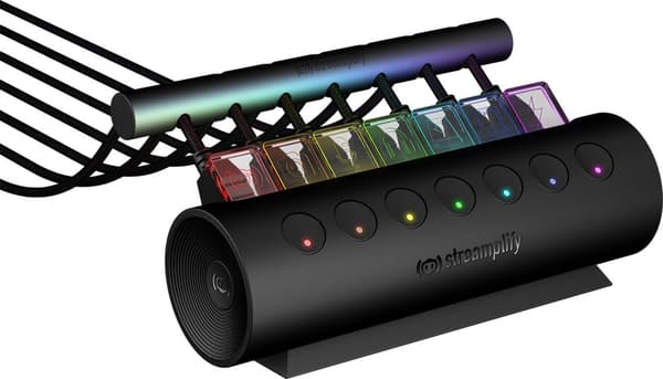 Streamplify HUB CTRL 7 Slot, RGB, 12V - black
