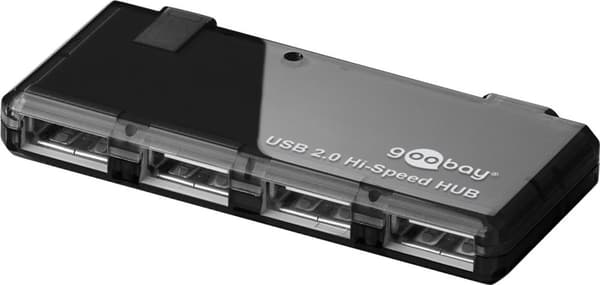4-veis USB 2.0 Hi-Speed HUB