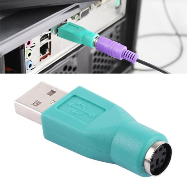 Adapteri USB-uros PS/2-naaras (Passiivinen)