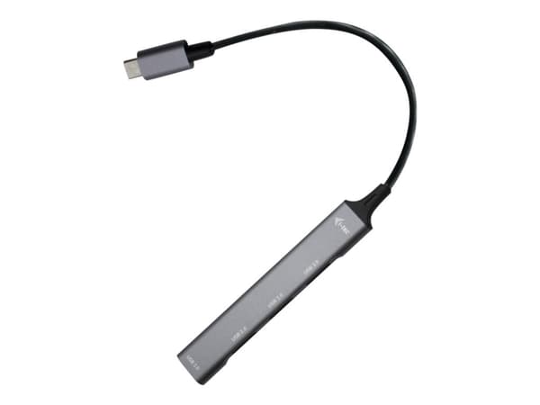 i-Tec - Hubb - 1 x SuperSpeed USB 3.0 + 3 x USB 2.0 - skrivbordsmodell