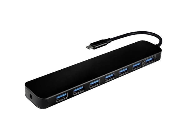 Value 14.99.5040, USB 3.2 Gen 1 (3.1 Gen 1) Type-C, USB 3.2 Gen 1 (3.1 Gen 1) Type-A, 5000 Mbit/s, Svart, Gjuten aluminium, 0,1 m
