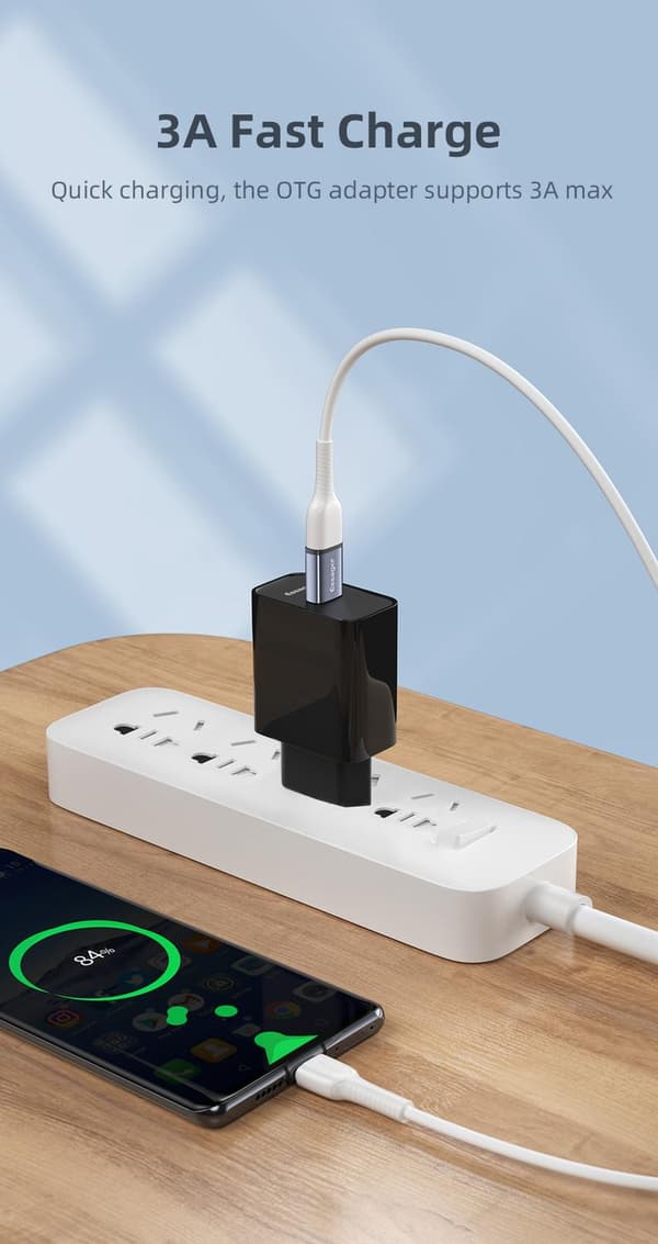 USB C till USB-adapter dataöverföring med hög hastighet, USB-C hane till USB 3.0