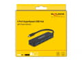 Miniatyrbild 5 av 5: Delock - Hubb - 4 x USB 3.2 Gen 1 + 1 x USB-C (strömleverans) - skrivbordsmodell