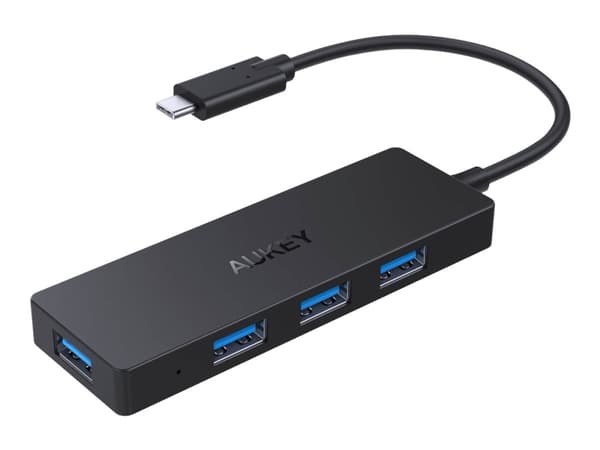 Aukey CB-C64 - Hubb - 4 x USB 3.1 Gen 1 - skrivbordsmodell