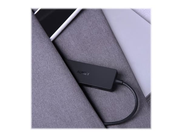 Aukey CB-C64 - Hubb - 4 x USB 3.1 Gen 1 - skrivbordsmodell