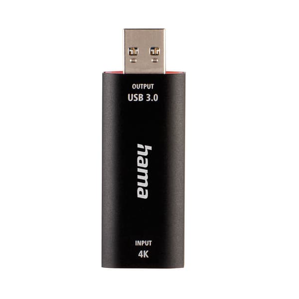 HAMA Capture Card USB HDMI 4K til 1080P USB-C-adapter