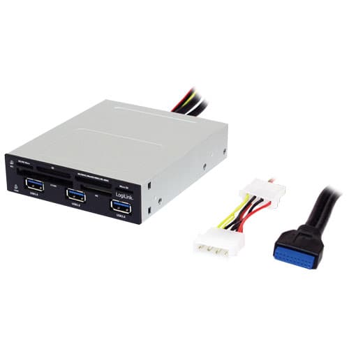 LogiLink UA0151, MS Duo,SD,SDHC, 3.5", USB 3.2 Gen 1 (3.1 Gen 1)