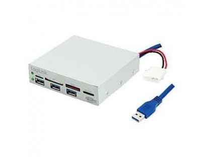 LogiLink UA0151, MS Duo,SD,SDHC, 3.5", USB 3.2 Gen 1 (3.1 Gen 1)