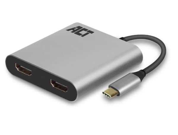 ACT AC7012 USB grafisk kobling 4096 x 2160 piksler Grå Grå