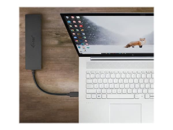 i-Tec - Hubb - 2 x SuperSpeed USB 3.0 + 2 x USB-C 3.1 Gen 1 - skrivbordsmodell