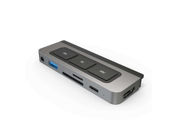 HYPER HD449, Grå, MicroSD (TransFlash), SD, 60 Hz, 3.5mm, HDMI, USB 3.2 Gen 1 (3.1 Gen 1) Type-A, USB Type-C, USB, 60 W