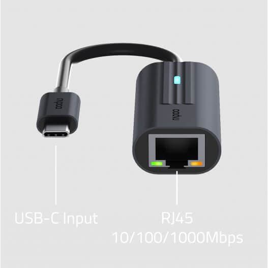 Adapter USB-C UCA-1006 USB-C til Gigabit LAN