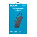 Miniatyrbild 6 av 7: Multiport USB-C UCM-2001 4-i-1 USB-C-Adapter