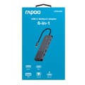 Miniatyrbild 6 av 7: Multiport USB-C UCM-2002 6-i-1 USB-C-Adapter