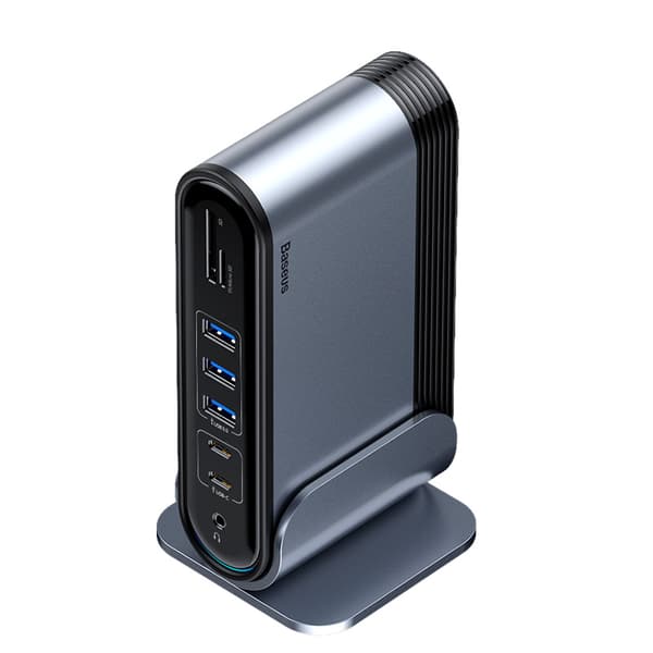 Baseus Working Station Multifunctional Type-C HUB Adapter Dark Grey