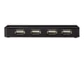 Miniatyrbild 4 av 5: Nedis UHUBU2730BK - Hubb - 7 x USB 2.0 - skrivbordsmodell