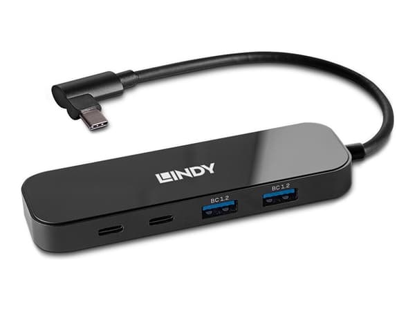 Lindy - Hubb - 4 x USB 3.2 Gen 2 - skrivbordsmodell