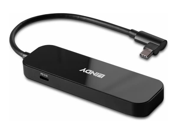 Lindy - Hubb - 4 x USB 3.2 Gen 2 - skrivbordsmodell