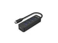 Miniatyrbild 2 av 5: Unitek uHUB Q4 H1117B - Hubb - 4 x SuperSpeed USB 3.0 - skrivbordsmodell