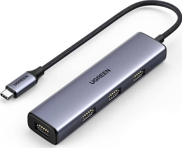 Ugreen splitter HUB USB typ C - 4x USB 3.2 Gen 1 Silver (CM473 20841)