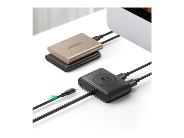 Ugreen CR113 - Hub - 4 x SuperSpeed USB 3.0 - stasjonær