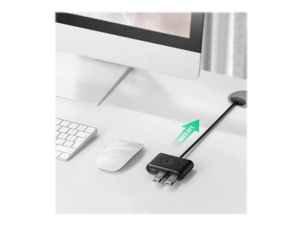 Ugreen CR113 - Hubb - 4 x SuperSpeed USB 3.0 - skrivbordsmodell