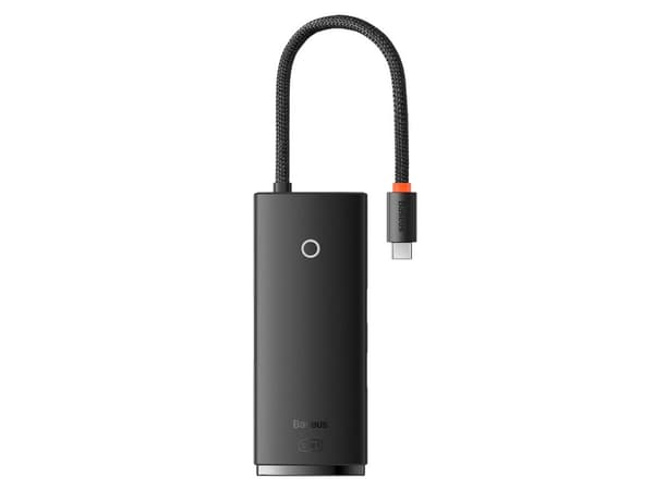 Baseus WKQX040001, USB Type-C, HDMI, USB 3.2 Gen 1 (3.1 Gen 1) Type-A, USB 3.2 Gen 1 (3.1 Gen 1) Type-C, Svart, 1 styck