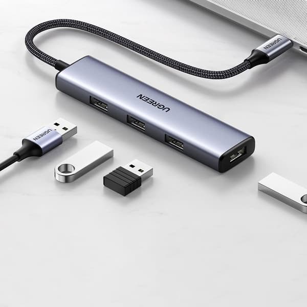 Ugreen 4x USB 3.2 Gen 1 Hub - Silver