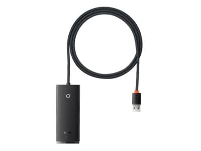 Baseus WKQX030201, USB 3.2 Gen 1 (3.1 Gen 1) Type-A, USB 3.2 Gen 1 (3.1 Gen 1) Type-A, USB Type-C, Sort, 5 V, 2 A, 1 stykker