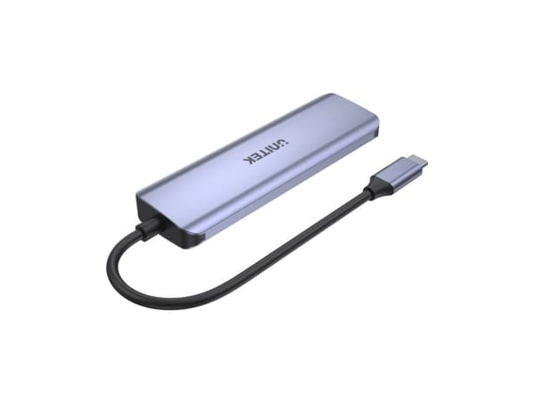 Unitek uHUB Q4 Next H1107K - Hubb - 4 x USB-C - skrivbordsmodell