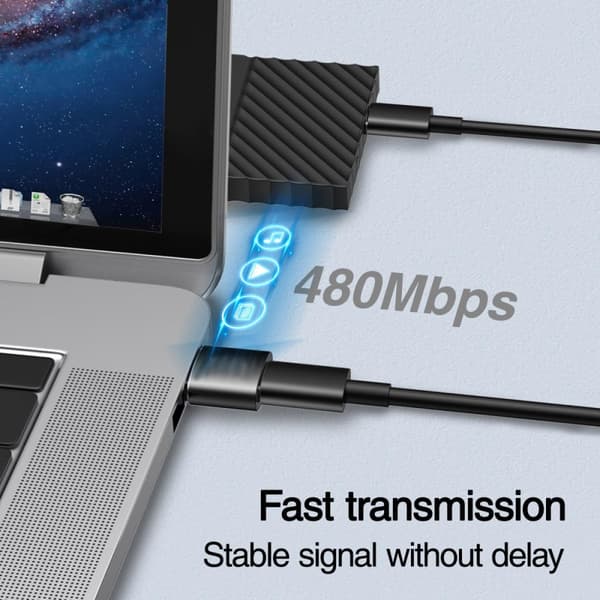 SiGN USB-C till USB-A Adapter, 2-pack