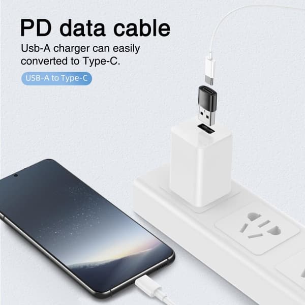 SiGN USB-C till USB-A Adapter, 2-pack